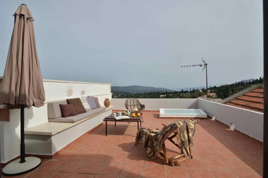 Villa Christini A Luxury Villa With Amazing Views Tzitzifés Zewnętrze zdjęcie